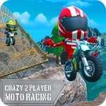 Crazy 2 Player Moto Racing
